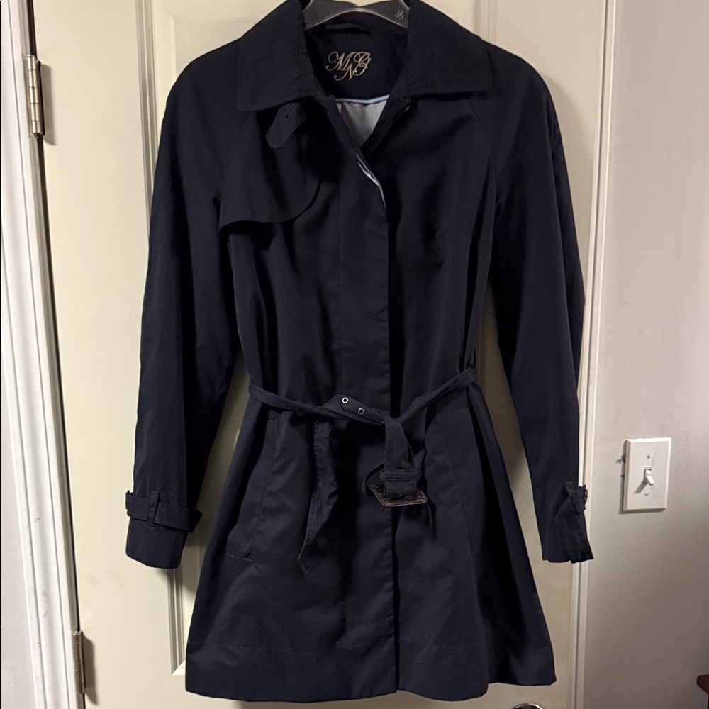 Women's Navy Trench Coat
